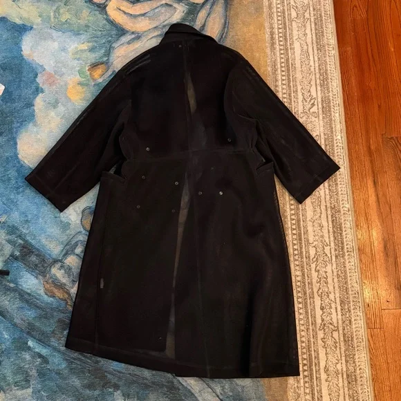 adidas x IVY PARK Black Mesh SPR Coat Sz XS - Picture 8 of 8